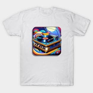 LP Record Player T-Shirt